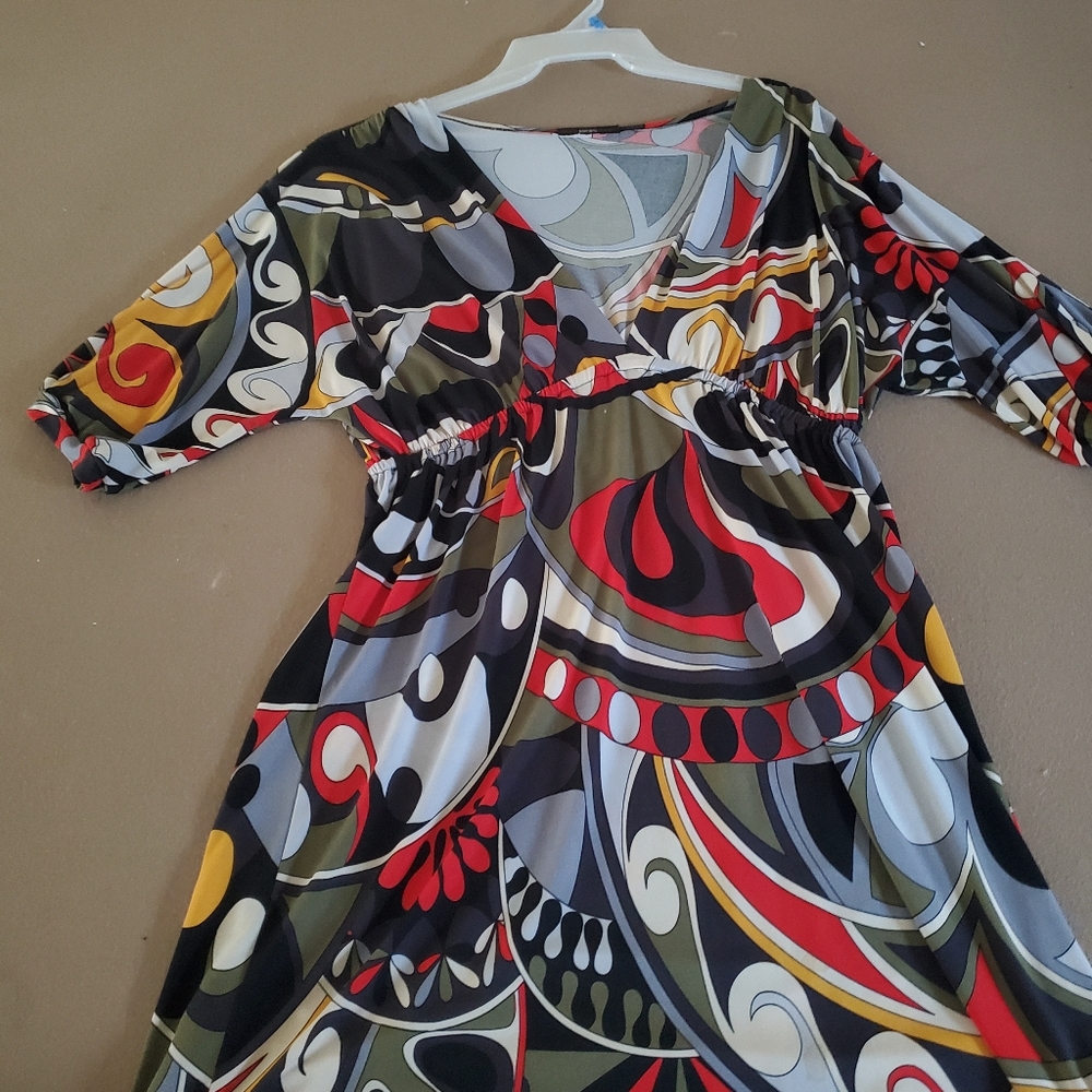 Multi Colored Abstract dress
